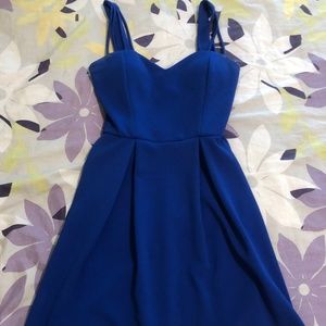 Blue Skater Dress
